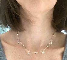 Load image into Gallery viewer, star and bezel necklace