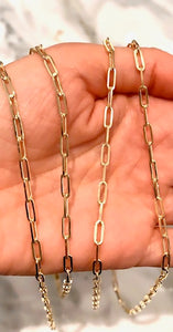 gold link chain choker with extender