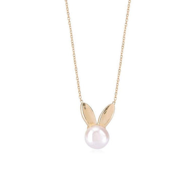 pearl bunny chain