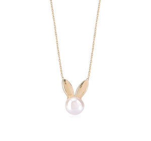 pearl bunny chain