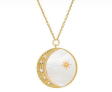 Load image into Gallery viewer, celestial pearl medallion